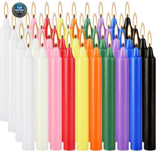 40 Pack Assorted Color Spell Chime Candles, 4 Inch Mini Taper Candles for Home Decorative Candle price