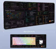 Autodesk Fusion 360 Shortcuts Desk Pad (800x300x4mm) Desk Pad price