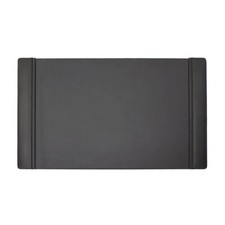 Leather Desk Pad (34 x 20) (Black) w/ Side Rails Desk Pad price