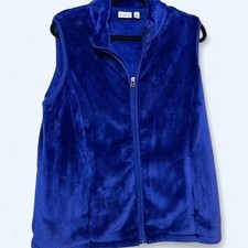 Kim Rogers Royal Blue Fleece Vest Women's Vest price