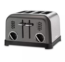 Cuisinart Classic Metal 4-Slice Toaster, Brushed Black Stainless  CPT-180BKSP1 Toasters price