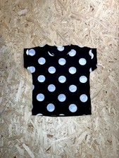Liva Girl Polka Dot Blouse Womens Medium Black White Short Sleeve Top Girls' Blouse price