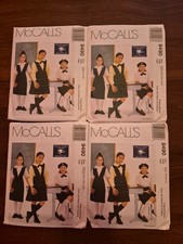 McCall's 9490 Girls'/Girls+ SCH Uniform Jumper Skirt Blouse Tie SZ: 7-14 UC FF Girls' Blouse price