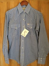 Cowboygirl Rangewear Ely Cattleman Western Snap Shirt Womens S Blue Gingham Girls' Blouse price