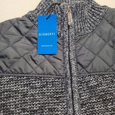 Gioberti  Boys Knitted Fullship Cardigan Sweater Jacket Fleece Size 8-10 NWT Boys' Sweater & Cardigan & Knitwear price