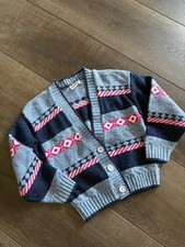 Vintage Grand Blue Knitwear Boys Size 6 Cardigan Sweater Boys' Sweater & Cardigan & Knitwear price