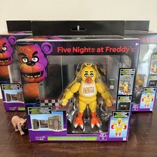 FNAF Five Nights at Freddy's Jazwares Classic Chica Office Set 5" Figure NEW Office Set price