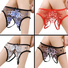 Women Briefs Panties Crothless Knickers Sexy Thong G-String Underwear Lingerie Thong, String price