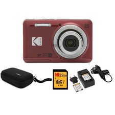 Kodak PIXPRO Friendly Zoom FZ55 Digital Camera Red with Accessories Bundle Digital Camera Accessories price