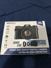 Vivitar VEC XX101 4K Digital Camera Black with Accessories and Case Excellent Digital Camera Accessories price