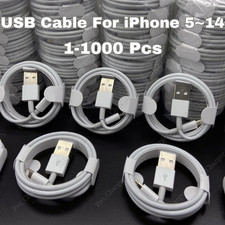 USB Fast Charger Cable 3Ft 6Ft Cord For iPhone 14 13 12 11 Pro XS XR X 8 7 6 Lot USB Cable price