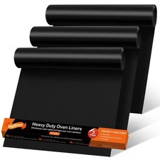 3 Pack Oven Liners for Bottom of Oven, 17"x 25" Large Heavy Duty Non-Stick Re... Ovens price