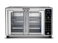 Gourmia French Door 24L Air Fryer Toaster Oven 6 Slice 19 Presets Stainless Ovens price