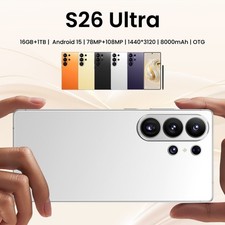 S26 Ultra 5G Smartphone 6.8 inch Unlocked Android 15 16G + 1TB Cellphones Mobile Phones price