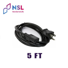 3 Prong Replacement AC Power Cord 5FT Cable US Plug for PC Desktop Dell XBox Power Cable price