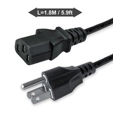 3 Prong Replacement AC Power Cord Cable US Plug for PC Desktop Dell XBox Cisco Power Cable price
