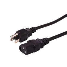 3 Prong AC Power Cord Cable US Plug for PC Desktop Dell XBox Cisco Power Cable price