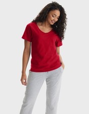 Hanes T-Shirt Women's Cotton V Neck Short Sleeve Perfect-T Ringspun Cotton S-3XL Women's T-shirt price