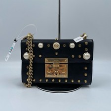 Gucci Padlock Chain Leather Crossbody Shoulder Bag Calfskin Box Black 062207 Women's Casual Bag price