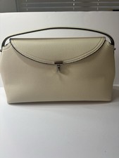 Women’s Beige Top Handle Bag Gold Clasp, Detachable Adjustable Strap, Medium Women's Casual Bag price