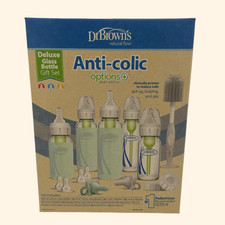 Dr.Brown's Options+ Glass Narrow Anti-Colic Deluxe Baby Bottle Set 22pc #1521 Baby Bottle price