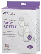 Hands-Free Baby Bottle - Traveling Baby Bottle 9 oz ( 2 Pack - Soo Cute  ) Baby Bottle price