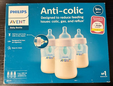 Philips Avent Anti-Colic Baby Clear Bottle 9oz 3 pack 1m+ SCY703/03 Baby Bottle price
