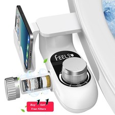 Bidet Fresh Water Spray Kit Non Electric Toilet Seat Attachment with Dual Nozzle Toilet price