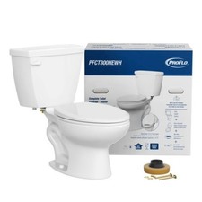 PROFLO PFCT300HE Complete 1.28 gpf Standard Height Round Two - White Toilet price