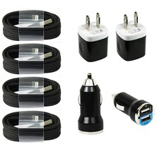 4 x Charging Kits Cords + 2 Wall & 2 Car Chargers for iPhone 14 13 12 11 X Chargers & Kits price