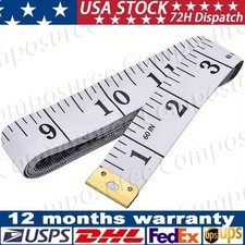 Body Measuring Tape Ruler Sewing Cloth Tailor Measure Soft Flat 60 inch 150 cm Ruler price