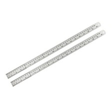 Straight Ruler 500mm 20 Inch Metric Stainless Steel Measuring Ruler Tool 2pcs Ruler price