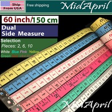 Body Measuring Ruler Sewing Cloth Tailor Tape Measure Soft Flat 60" /150cm Ruler price