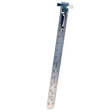6 Inch Stainless Steel Pocket Ruler with Metal Clip Ruler price