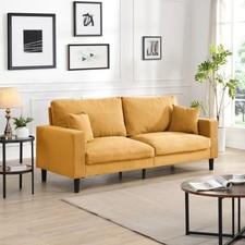Three-seater sofa Wooden frame Includes two pillows Multifunctional Three-Seater Sofa price