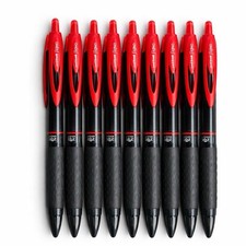 307 Retractable Gel Ink Pens Medium Point 0.7mm Pack of 8 Red Smudge Proof fo... Gel Ink (Roller) Pen price