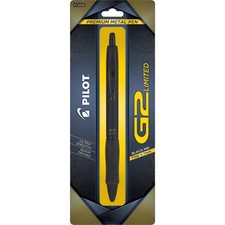 Pilot, G2 Limited Premium Gel Roller Pen, Fine Point 0.7 mm, Matte Black Barrel Gel Ink (Roller) Pen price