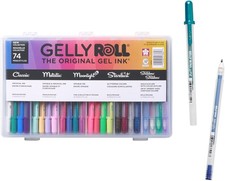 SAKURA Gelly Roll Gel Pens - Gift Set - Ink Pen Set - Art DIY Projects - 74 Pack Gel Ink (Roller) Pen price