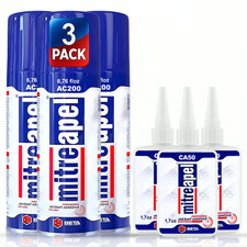 CA Glue with Activator 3-Pack Instant Bond Super Glue Accelerator for Woodwork Adhesive - Glue price