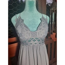 Dress Sleeveless By Wishlist Gray Gauze Summer Sz Small Modest Clothing price
