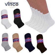 Men Diabetic Ankle Quarter Socks Wholesale Bulk Lots Health Circulatory 9-15 Modest Clothing price