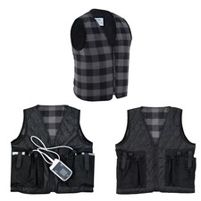 LVAD Flannel Vest Gray – Durable & Comfortable LVAD Clothing with Pockets, S-3XL Modest Clothing price