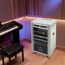 18U DJ Mixer Stand Rack Mount Stage Cart Music Equipment Pro Studio Party Show Studio and Stage Equipment price