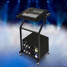 9U12U/16U Rack Mount Mixer Case Stand Studio Equipment Cart Stage Amp DJ Rolling Studio and Stage Equipment price