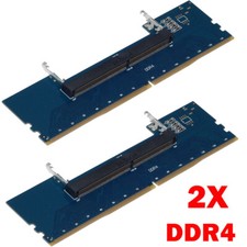 2Pcs Laptop DDR4 RAM to Desktop Adapter Card Memory Tester SO DIMM to DDR4 HOT RAM Memory price