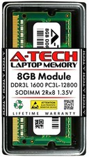 A-Tech 8GB DDR3 1600 PC3-12800 Laptop SODIMM 204-Pin Memory RAM PC3L DDR3L 1x 8G RAM Memory price