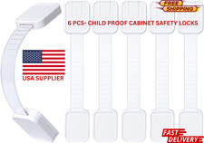6PCS Kids Cabinet Locks Childproof Toddler Baby proof Drawer Door Safety Latches Baby Cabinet Lock price