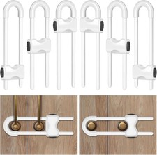 Cabinet Locks Baby Proofing,Child Proof Cabinet Locks,6 Pack Adjustable U Shaped Baby Cabinet Lock price