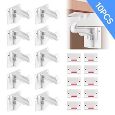 10 Pack Child Cabinet Locks Baby Proofing Safety for Cabinets Drawers Appliances Baby Cabinet Lock price