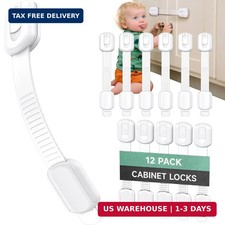 Infinno 12 Pack Cabinet Locks Baby Proofing Heavy Duty Child Safety Cabinet Lock Baby Cabinet Lock price